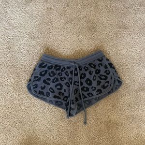 PINK Cheetah Print Pajama Shorts